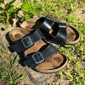 2014 Birkenstock Arizona Sandals Black Size 42
